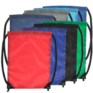 18 Inch Basic Drawstring Gym Bag - 8 Colors