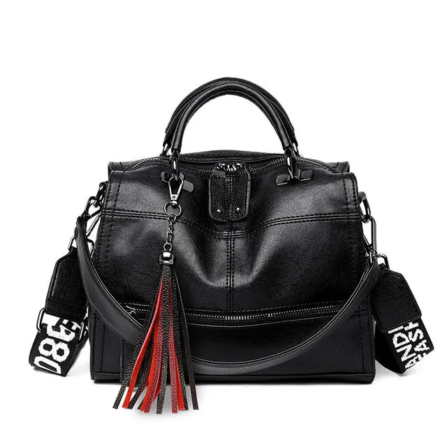2019 high quality sorf PU Leather Women Handbags Large Capacity Tote Bag  Shoulder Bag Crossbody Bags For Women bag sac a main