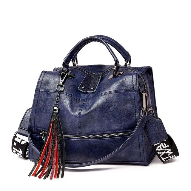 2019 high quality sorf PU Leather Women Handbags Large Capacity Tote Bag  Shoulder Bag Crossbody Bags For Women bag sac a main