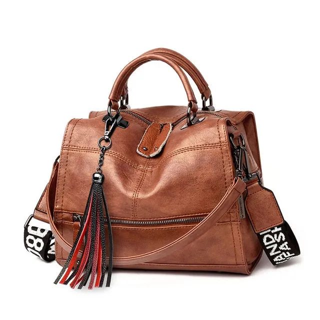 2019 high quality sorf PU Leather Women Handbags Large Capacity Tote Bag  Shoulder Bag Crossbody Bags For Women bag sac a main