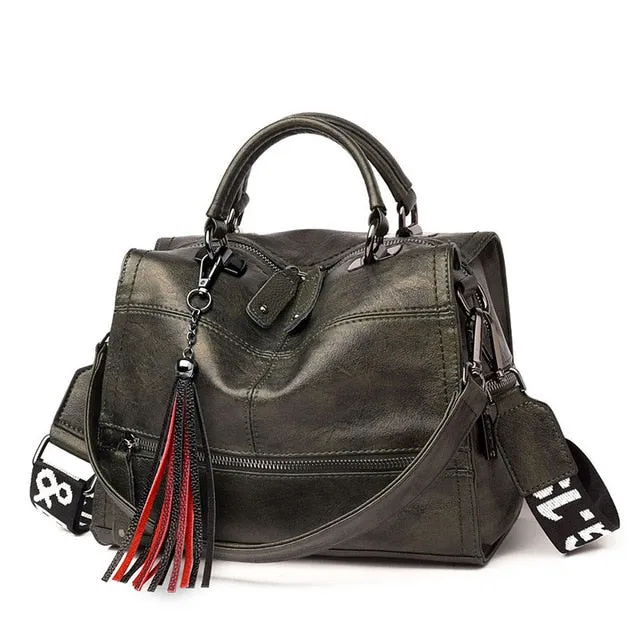 2019 high quality sorf PU Leather Women Handbags Large Capacity Tote Bag  Shoulder Bag Crossbody Bags For Women bag sac a main