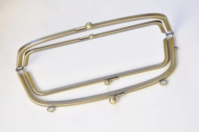 22cm(8.6") Double Bag Purse Purse Frame Glue-in Style Bag Hanger Pick Color