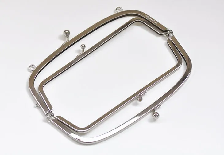 22cm(8.6") Double Bag Purse Purse Frame Glue-in Style Bag Hanger Pick Color