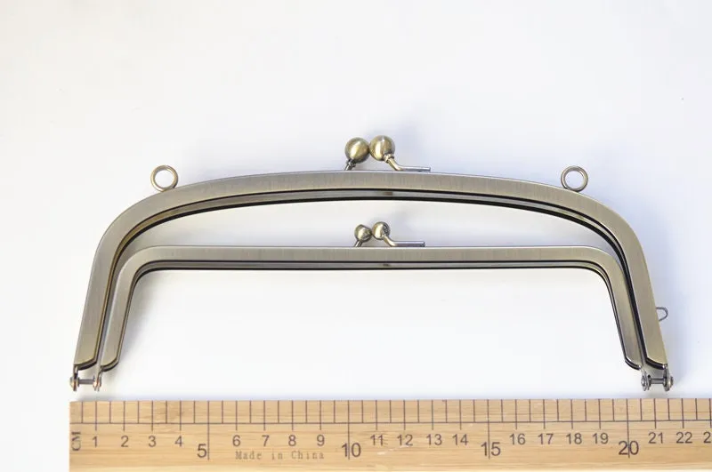 22cm(8.6") Double Bag Purse Purse Frame Glue-in Style Bag Hanger Pick Color