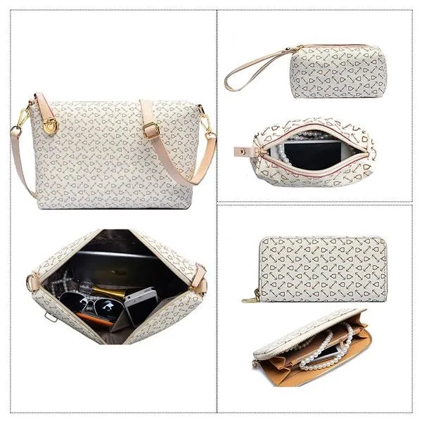 6-Piece Set: Women's Shoulder Bags Luxury Totes