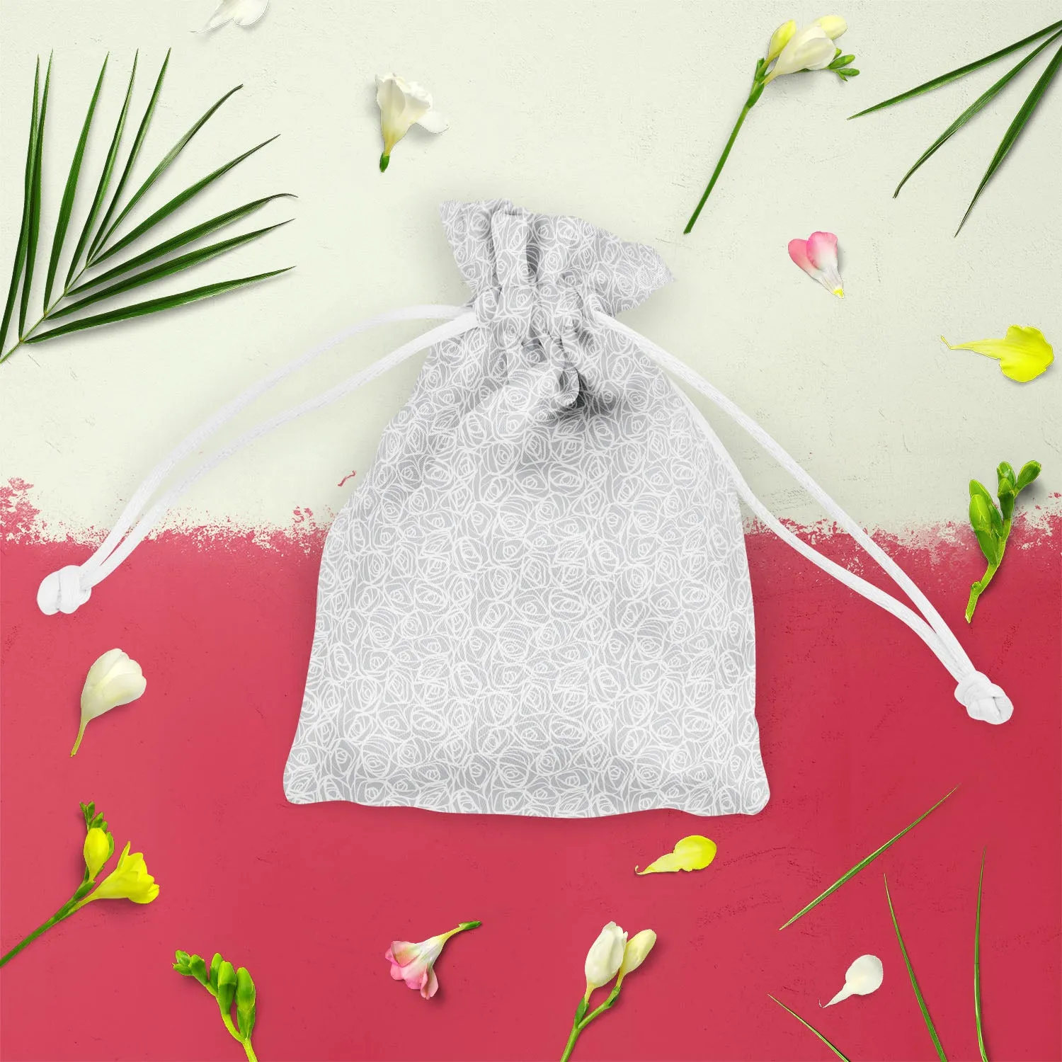 Abstract Pattern D1 Pouch Wrist Potli Bag | Bag for Weddings & Casual Parties