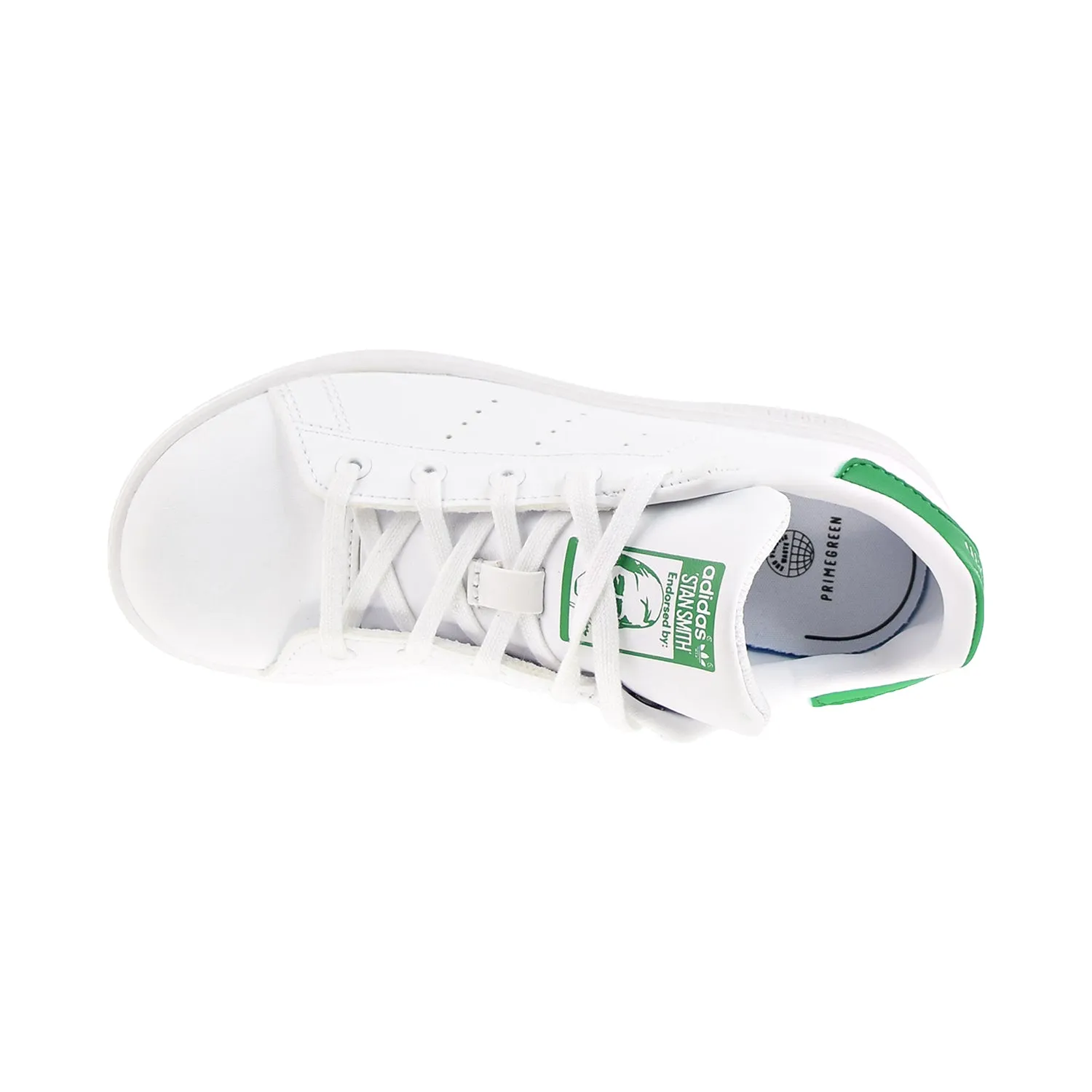 Adidas Stan Smith Little Kids' Shoes Cloud White/Green