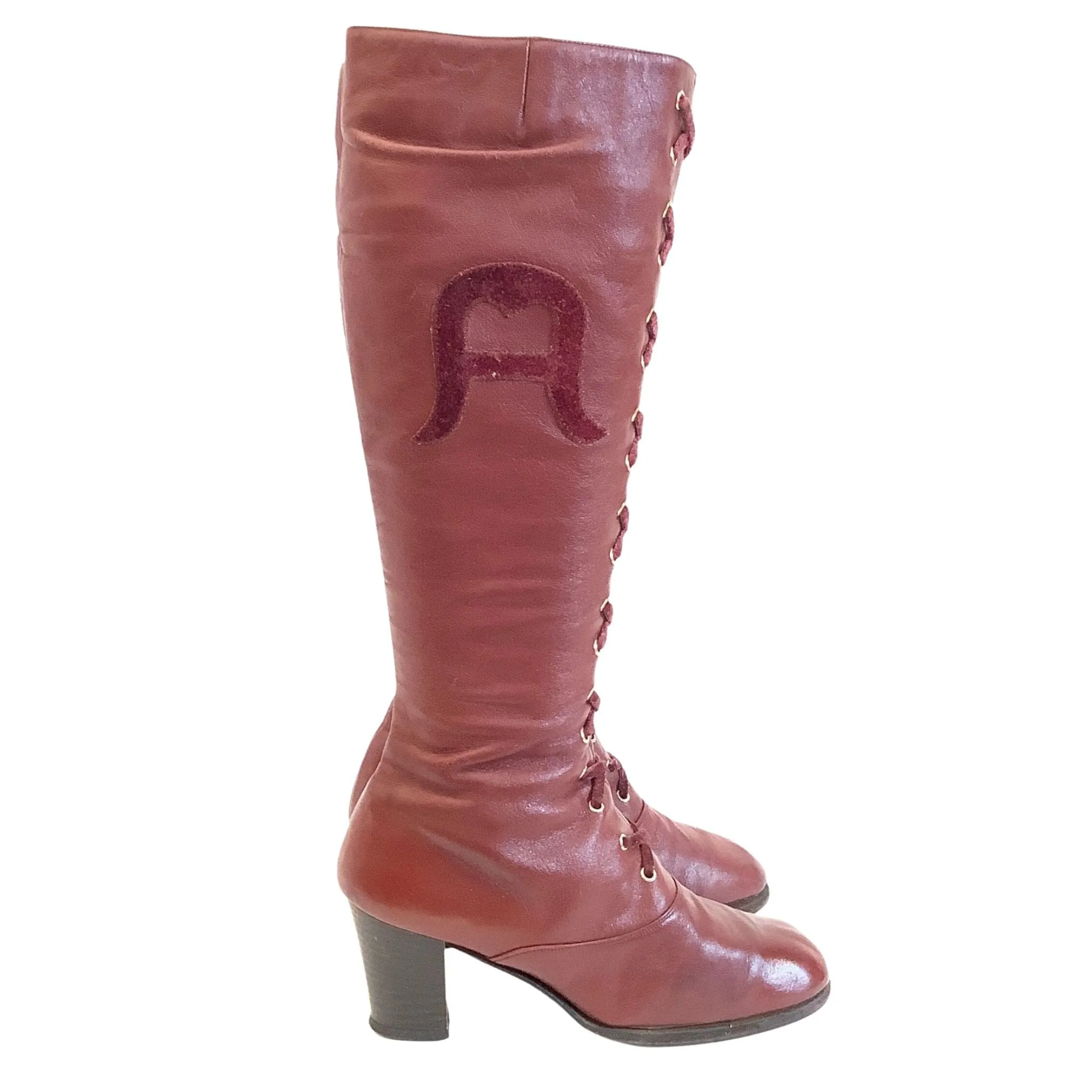 Aigner Corset Laced Boots