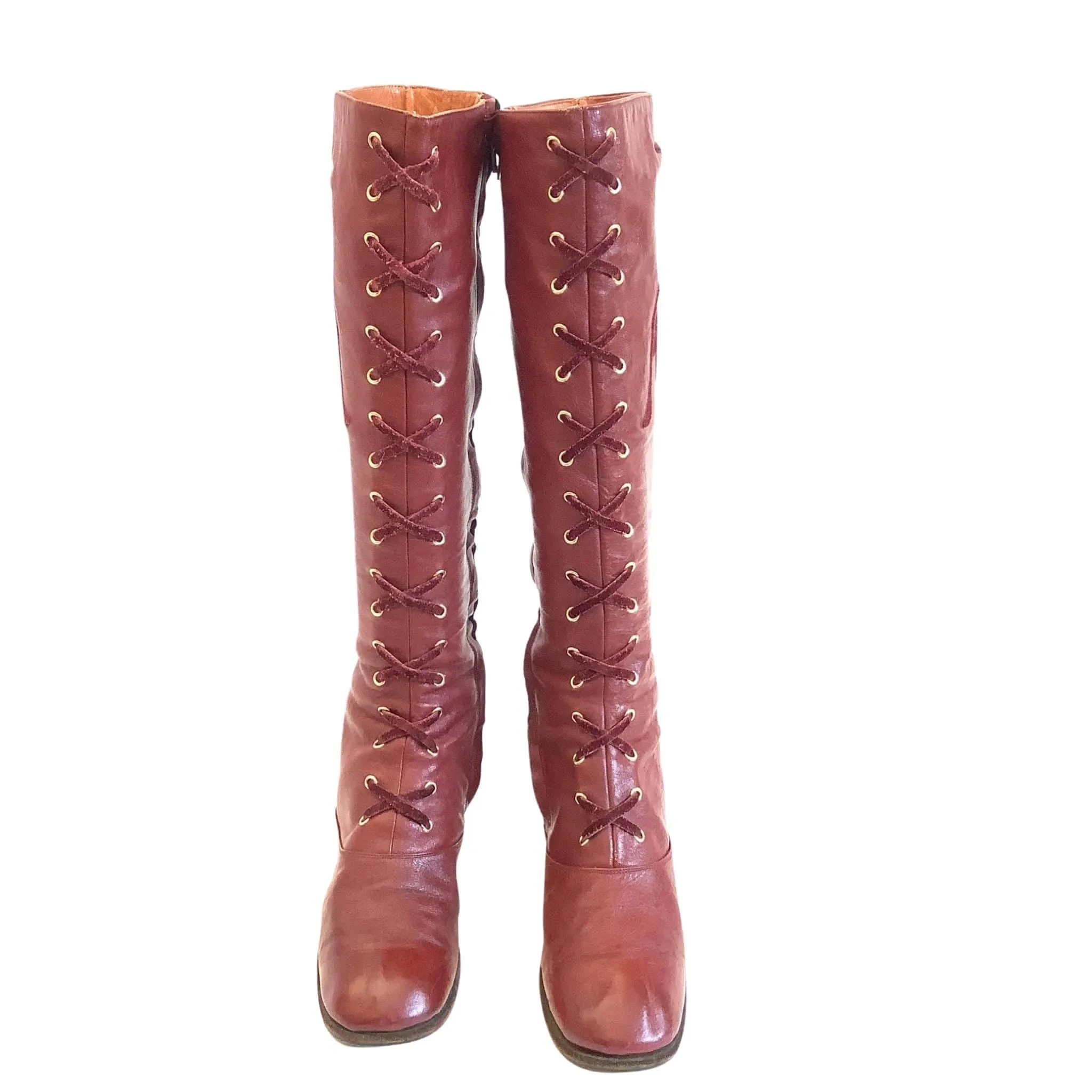 Aigner Corset Laced Boots