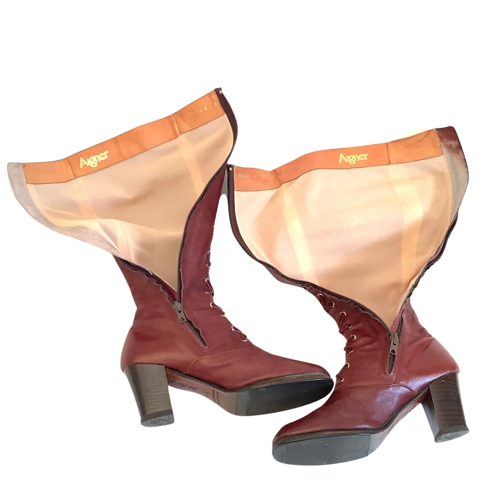 Aigner Corset Laced Boots