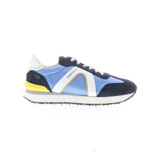 Ambitious 11538 Mens Blue Suede Lace Up Lifestyle Sneakers Shoes