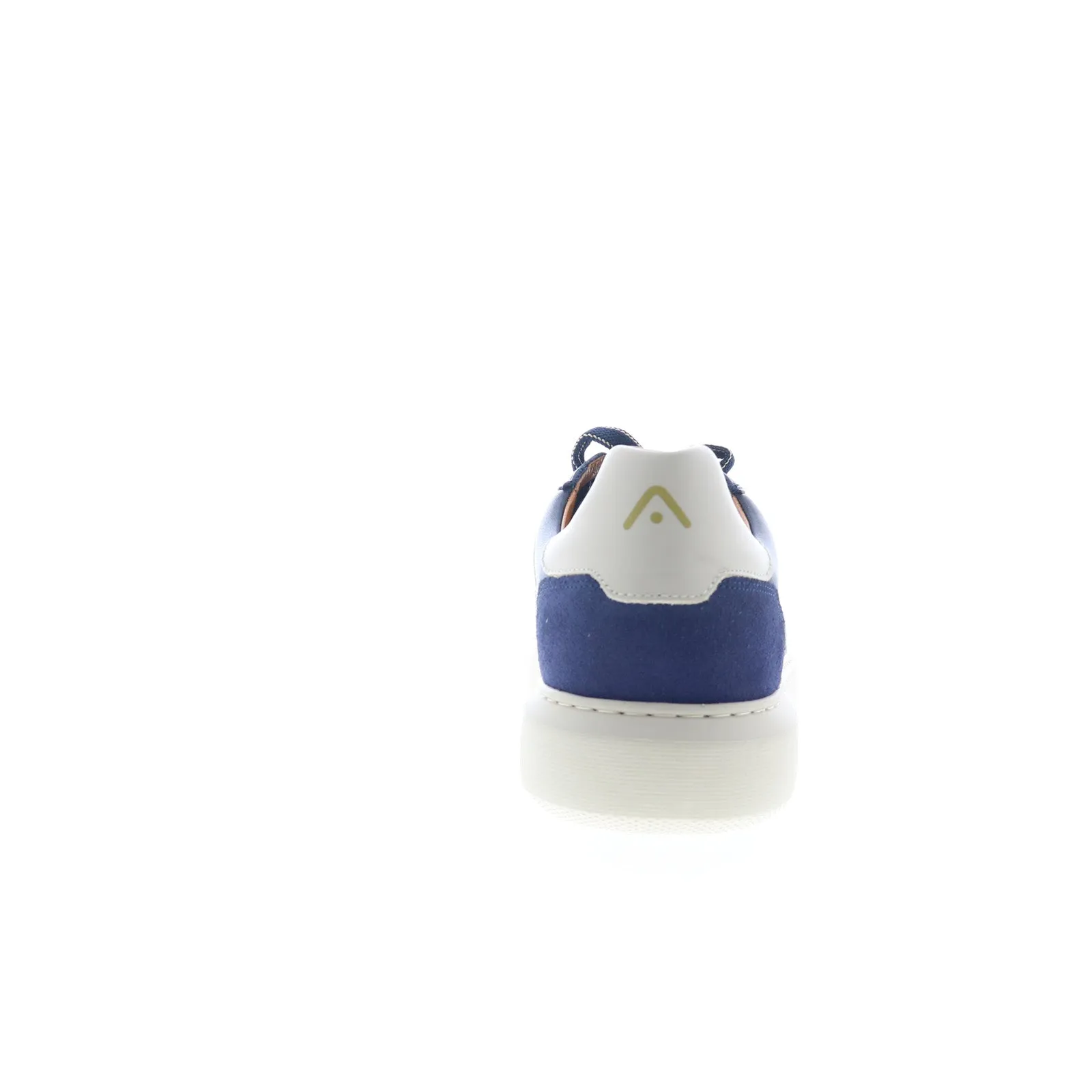 Ambitious 13450 Mens Blue Leather Lace Up Lifestyle Sneakers Shoes