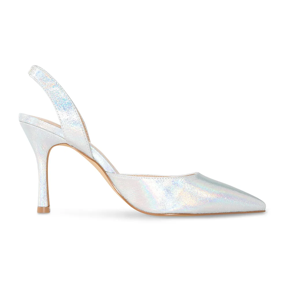 Audrey Vegan Hologram Slingback Pumps