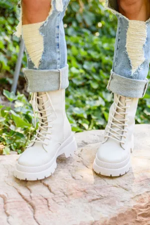 Autumn Feels Combat Boots - 8/16/2022