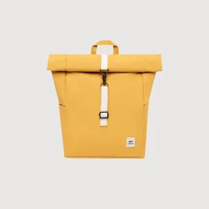 Backpack Roll Mini Mustard In Recycled Polyester | Lefrik