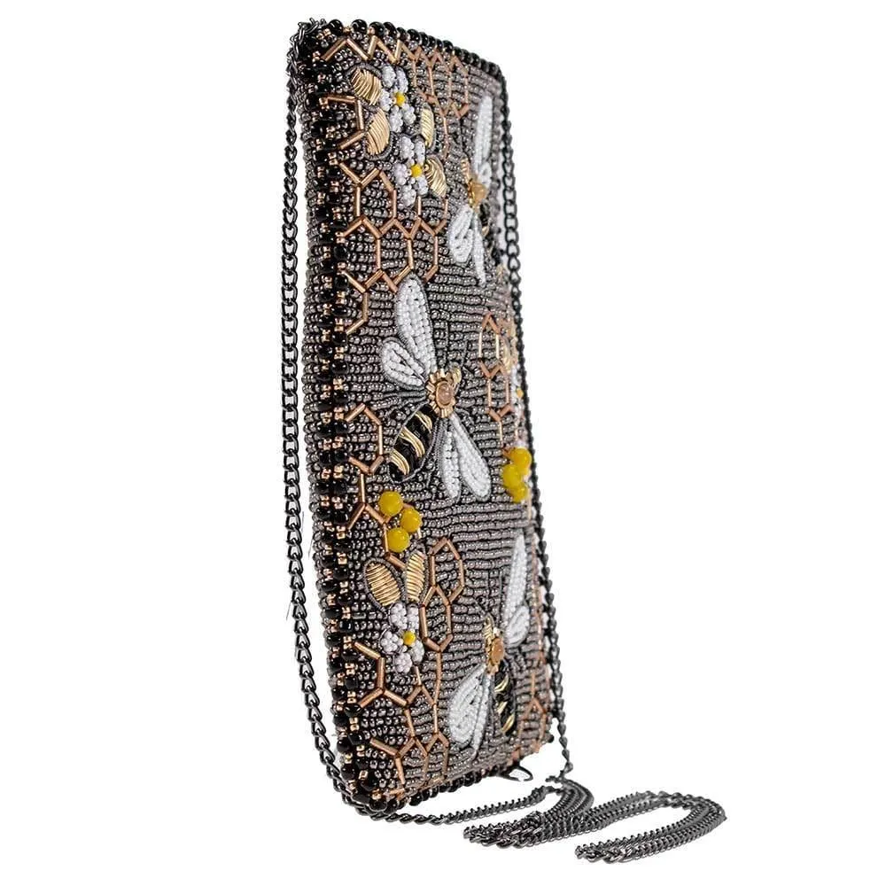 Bee Awesome Crossbody Phone Bag by Mary Frances