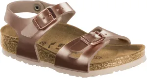 BIRKENSTOCK Kids Rio Metallic Copper Sandals