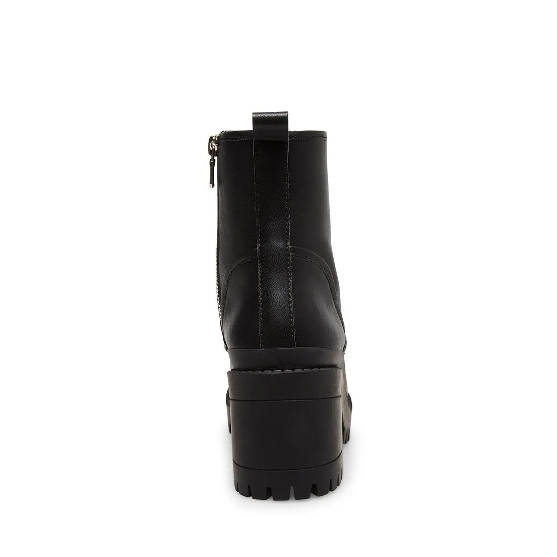 BLOOMED BLACK LEATHER