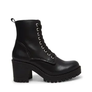 BLOOMED BLACK LEATHER