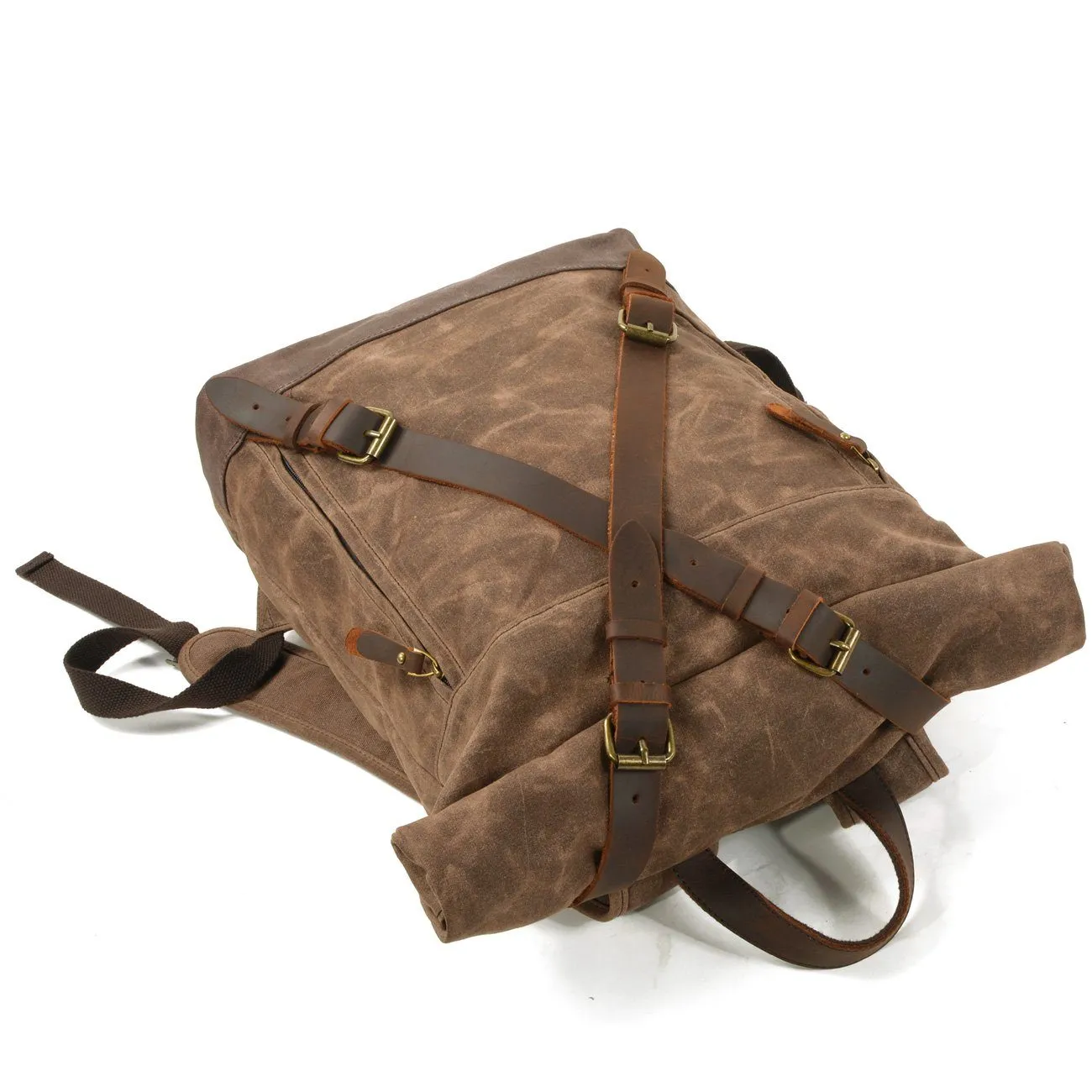 Canvas and Leather Backpack | OSLO