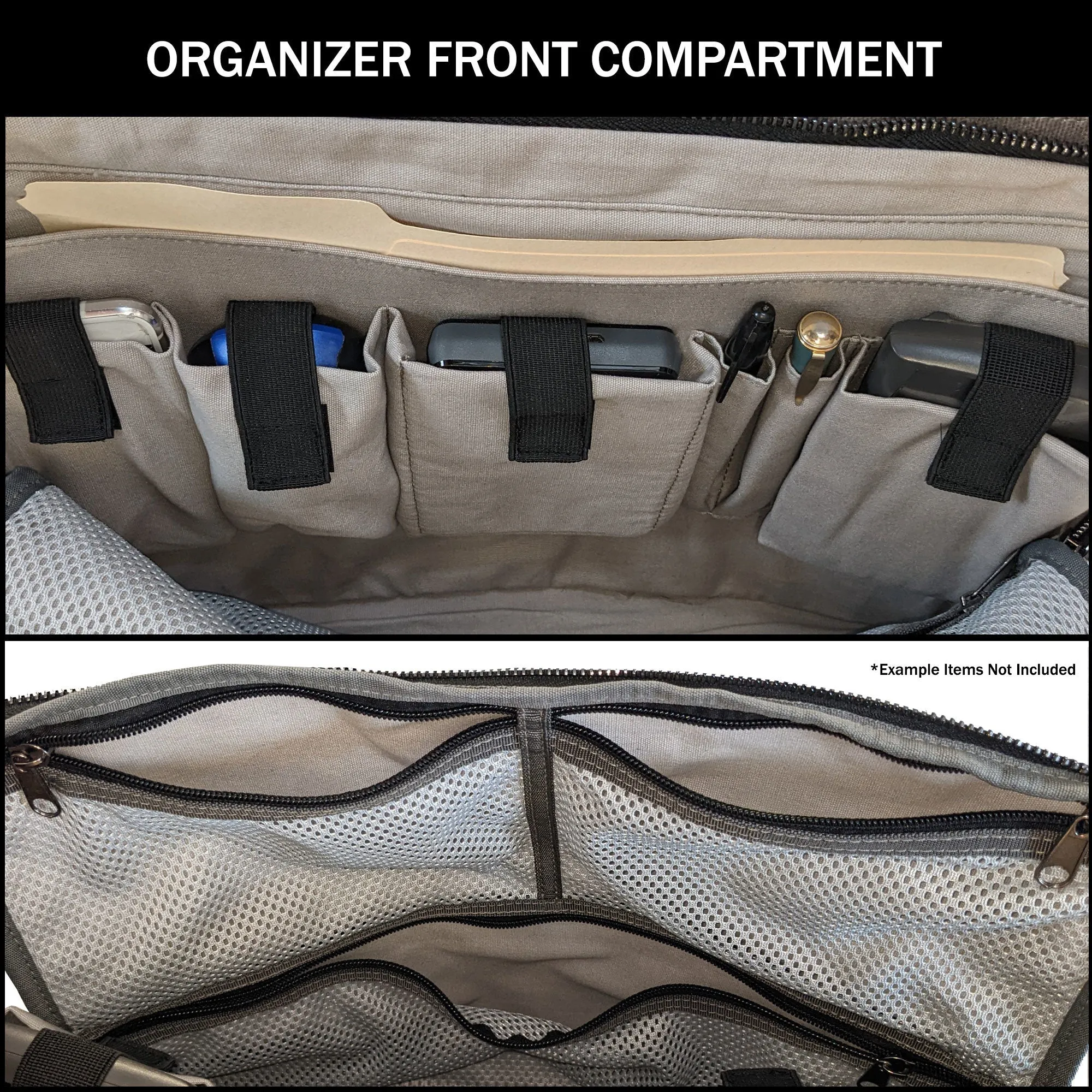 Canvas Messenger Bag for Men;  Laptop Case;  Satchel | Office Professionals;  Students;  Travel | Waxed Canvas;  Genuine Leather;  Smoked Metal Hardware | Portable Office;  Trolley Sleeve;  Organizer