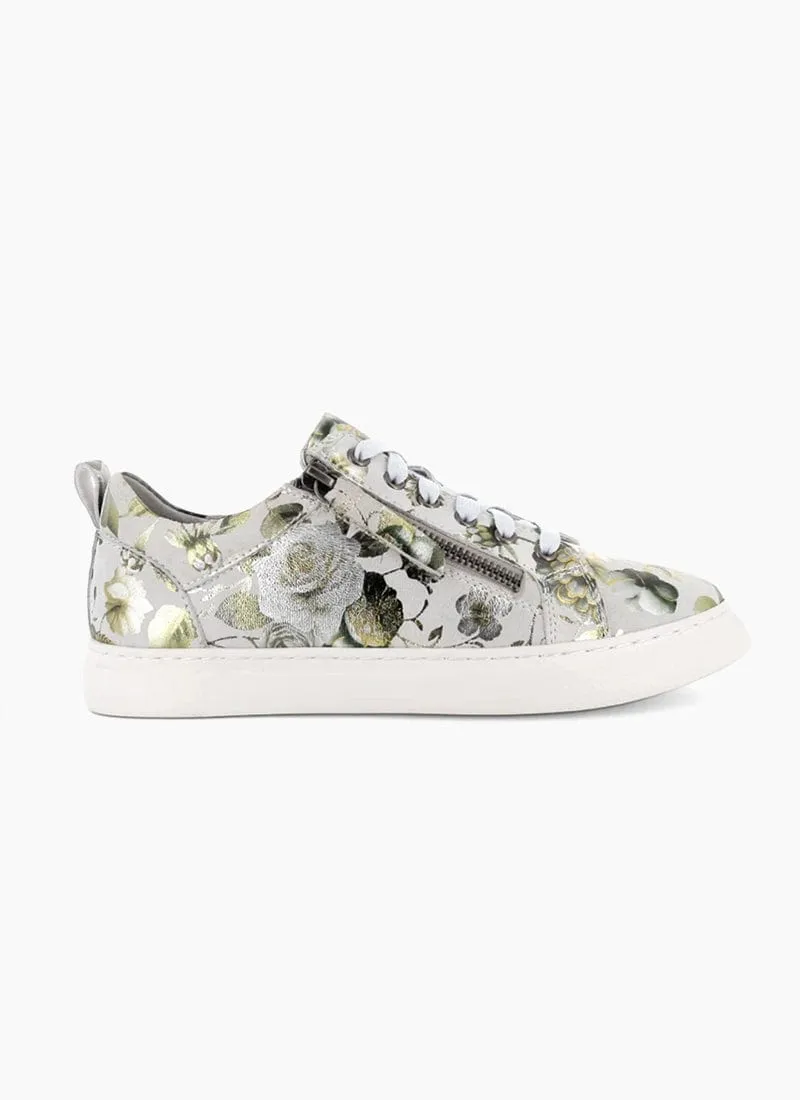 Cassini Women's Moscow Sneakers- Green Garden