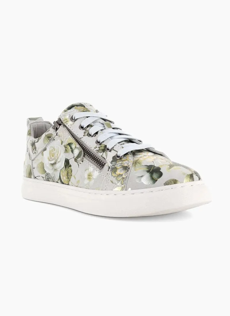 Cassini Women's Moscow Sneakers- Green Garden