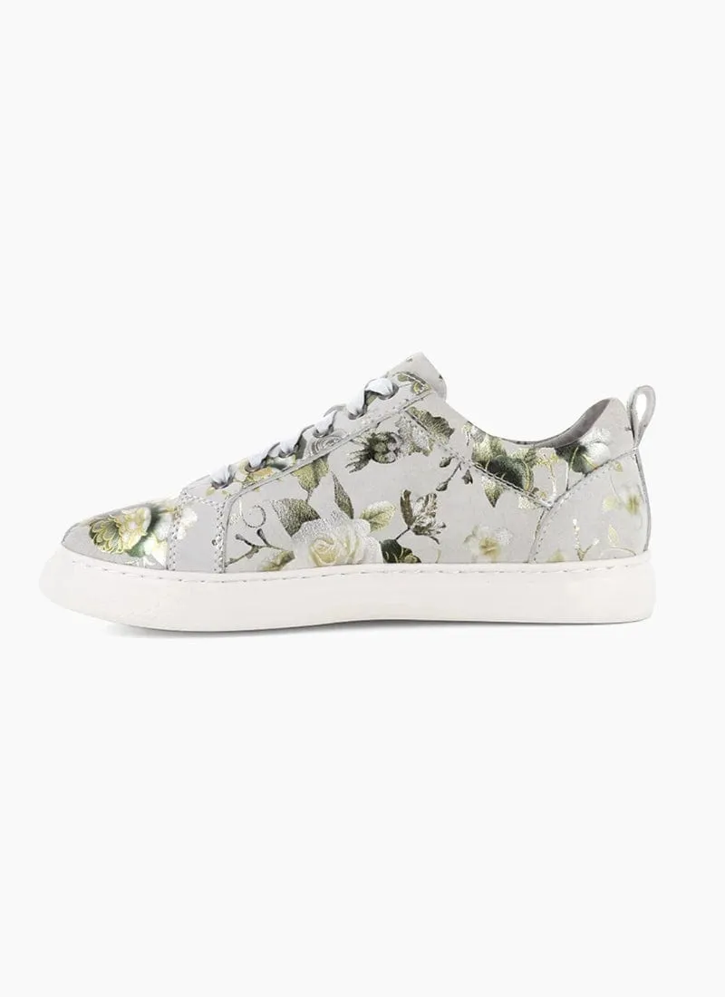 Cassini Women's Moscow Sneakers- Green Garden