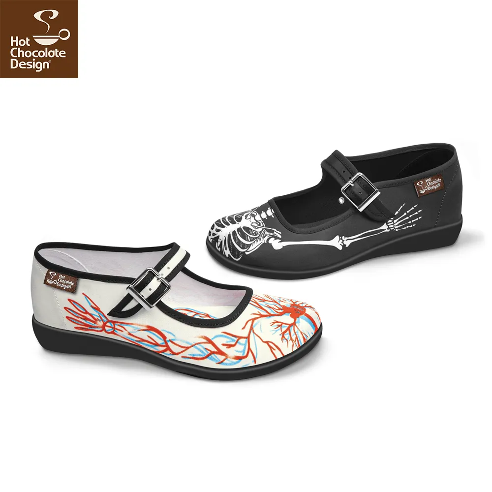 Chocolaticas® BLOOD & BONES Women's Mary Jane Flat
