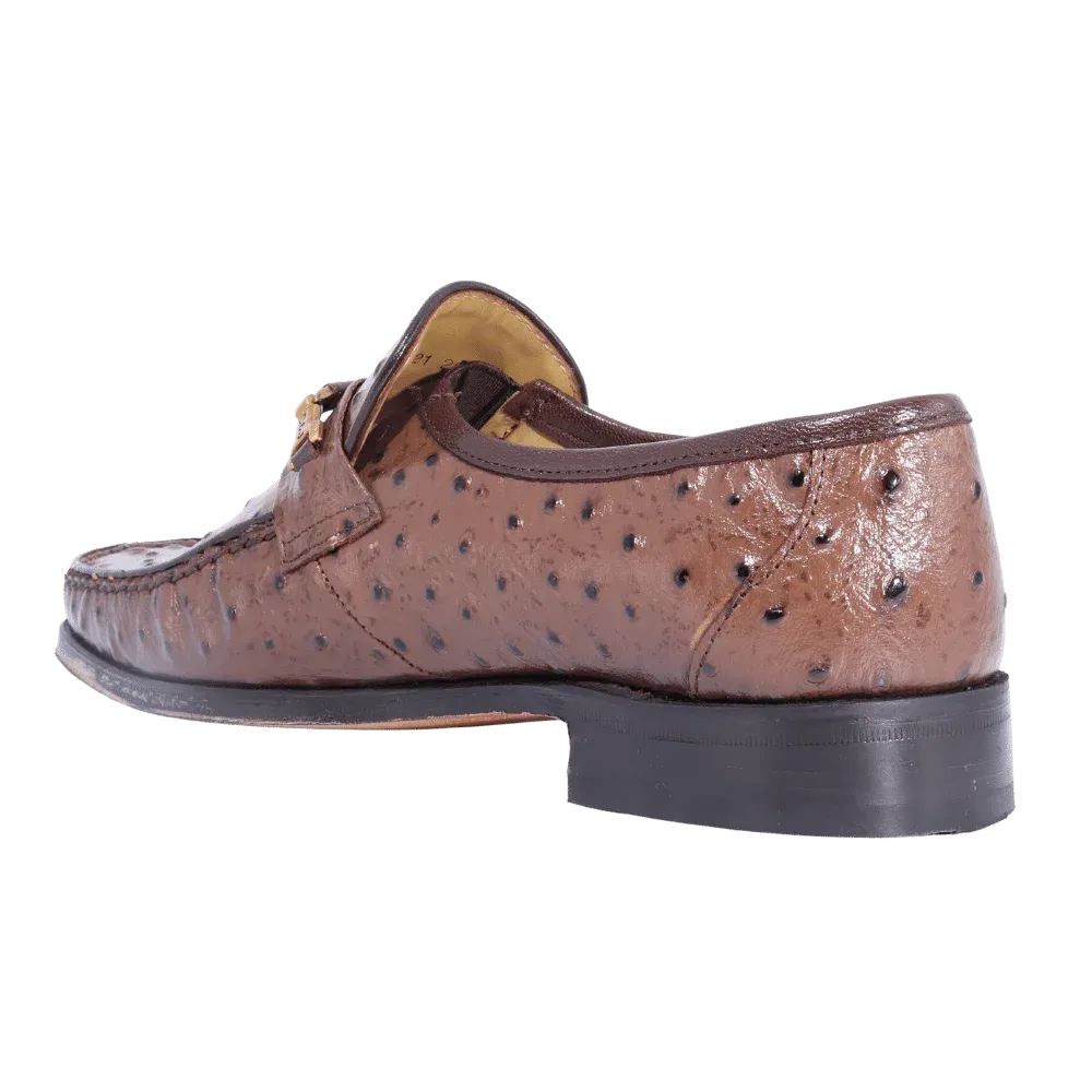 Crockett & Jones Glace Kid - Brown Slip-On (Genuine Leather Upper and Sole)
