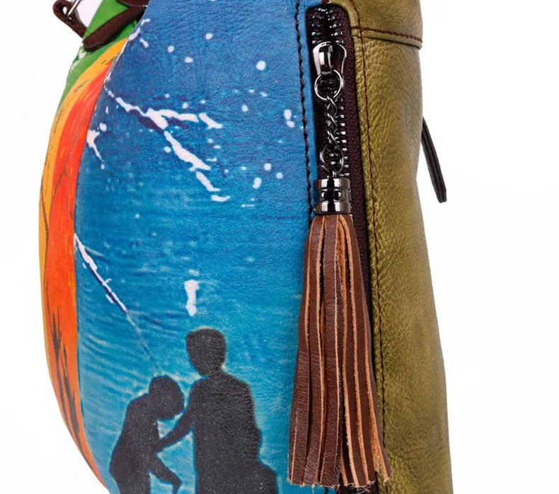 Cute Ladies Leather Shoulder Bags Genuine Leather Handbags For Women