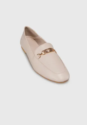 Disney Mickey Wonderful Square Toe Loafers (Nude)