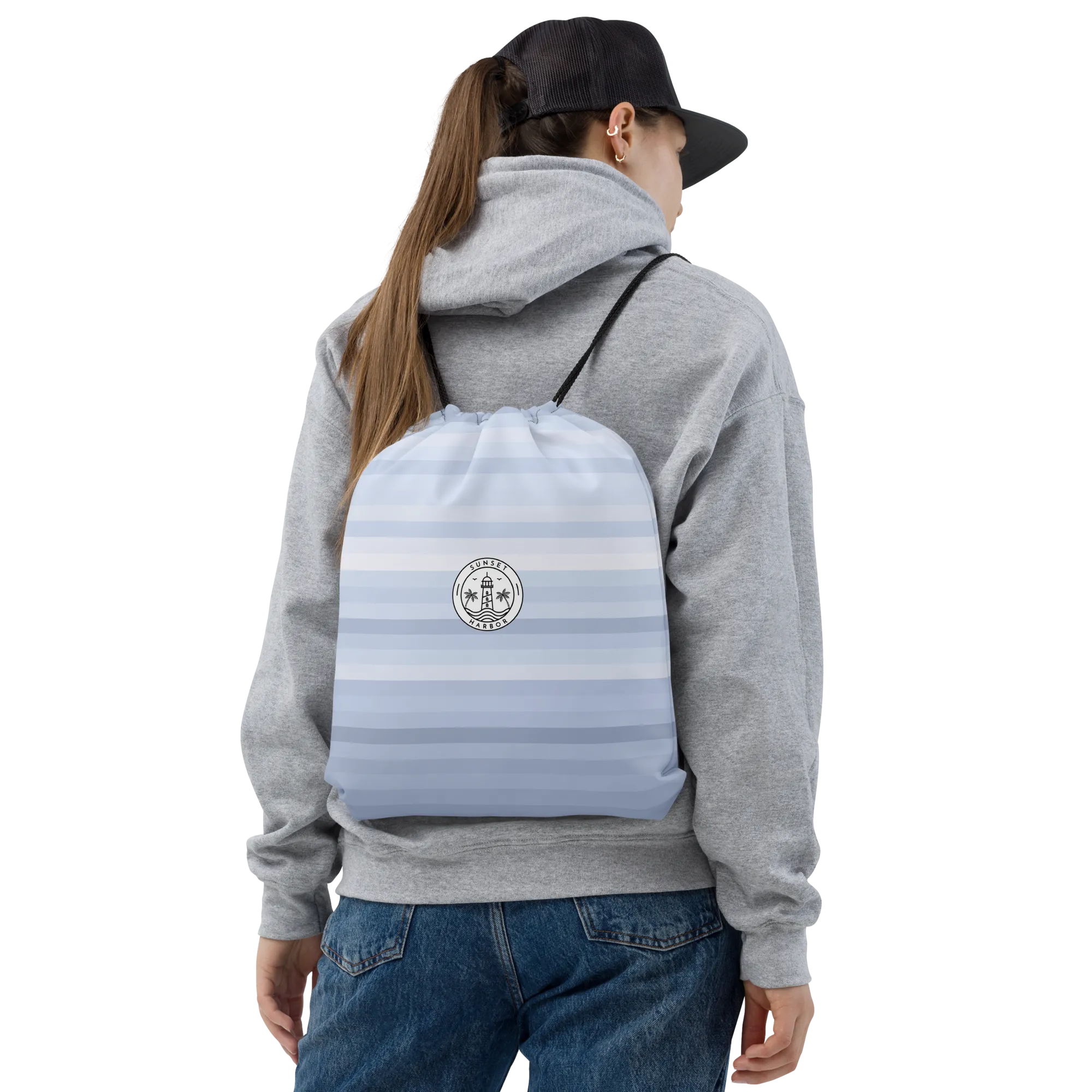 Drawstring bag - Harbor Mist