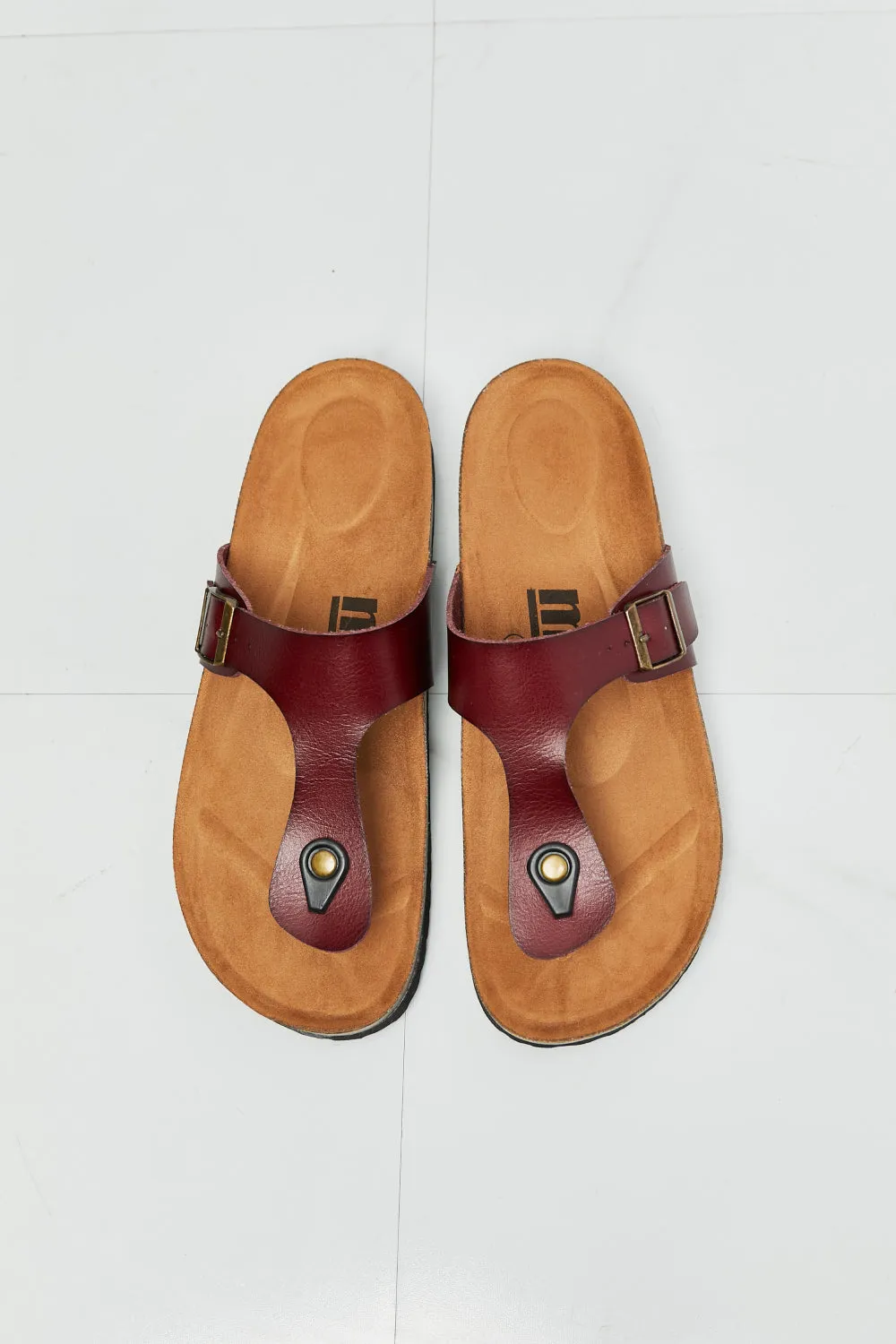 Drift Away T-Strap Sandal in Brown