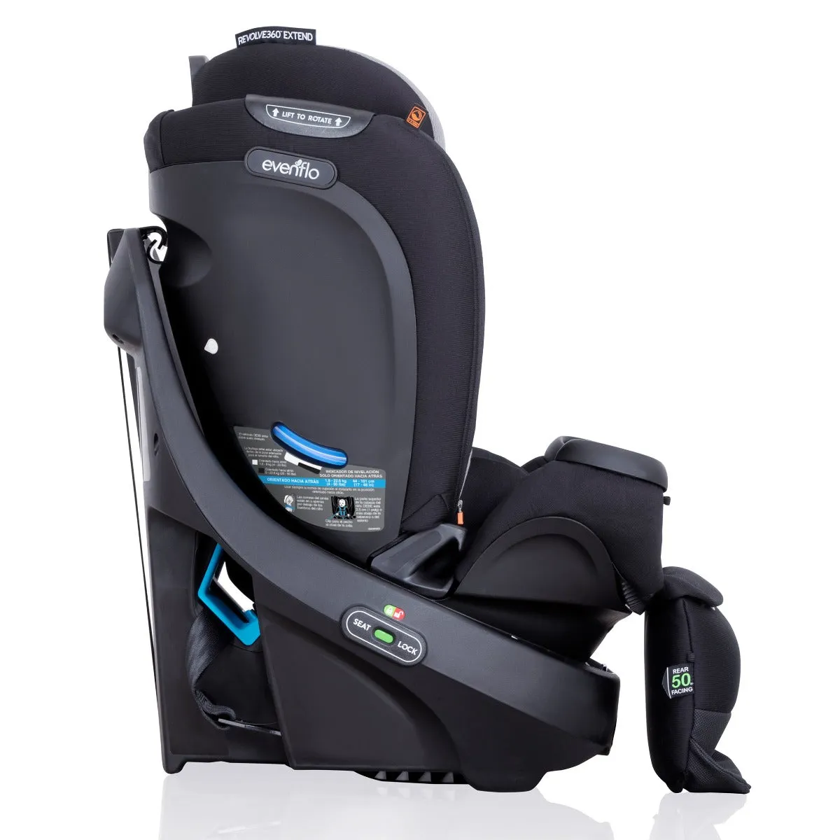 Evenflo - Revolve 360 Extend All-In-One Rotational Car Seat w/Quick Clean Cover (Core )