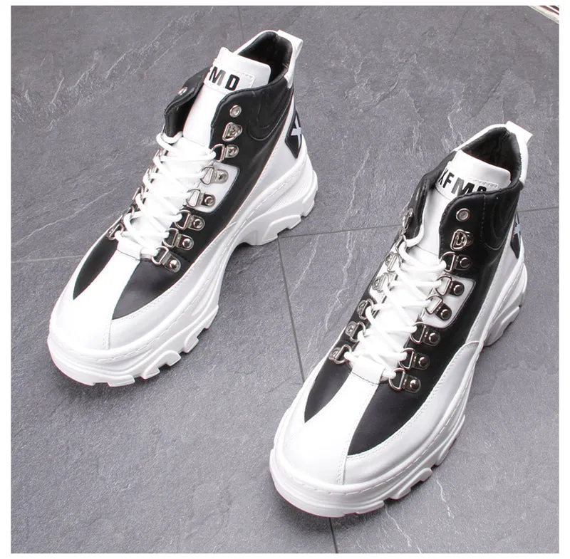 FRANTA CAMILA MARTIN CHUNKY SOLE HIGH TOP SNEAKER BOOTS