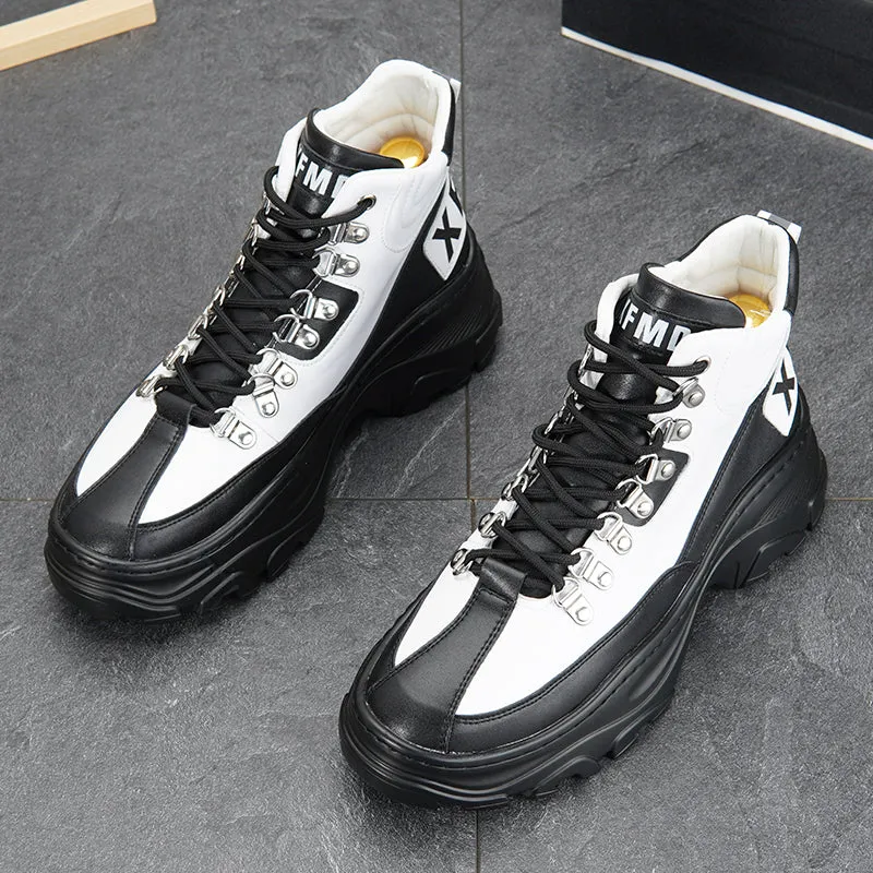 FRANTA CAMILA MARTIN CHUNKY SOLE HIGH TOP SNEAKER BOOTS