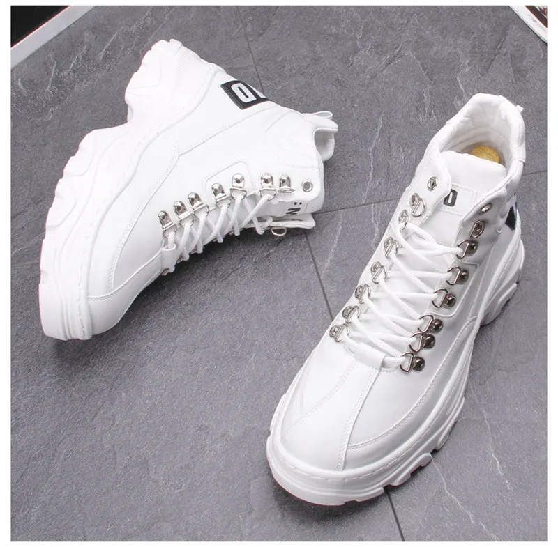 FRANTA CAMILA MARTIN CHUNKY SOLE HIGH TOP SNEAKER BOOTS