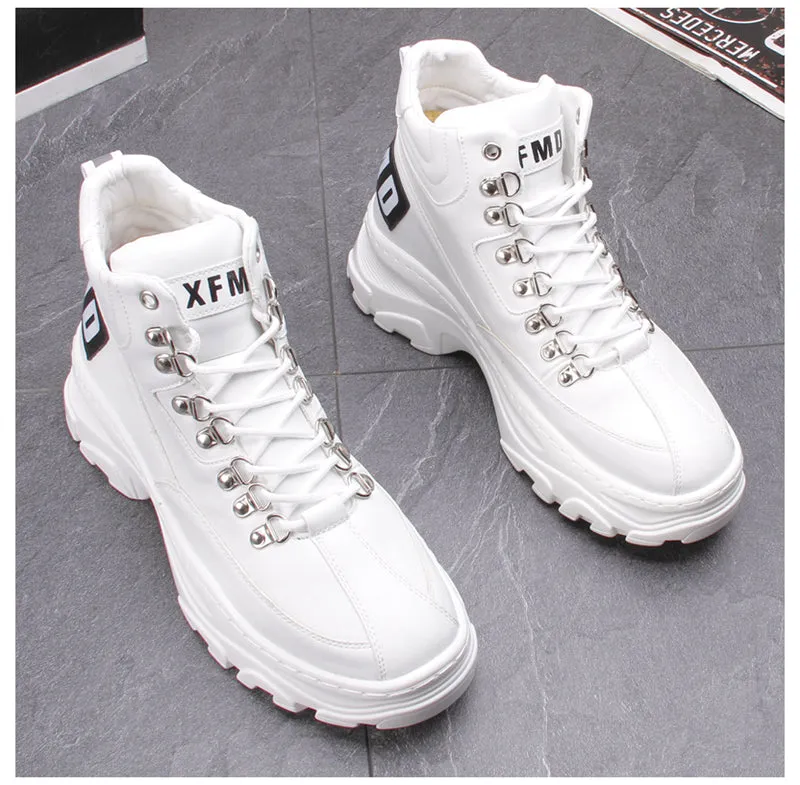 FRANTA CAMILA MARTIN CHUNKY SOLE HIGH TOP SNEAKER BOOTS