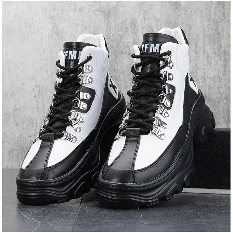 FRANTA CAMILA MARTIN CHUNKY SOLE HIGH TOP SNEAKER BOOTS