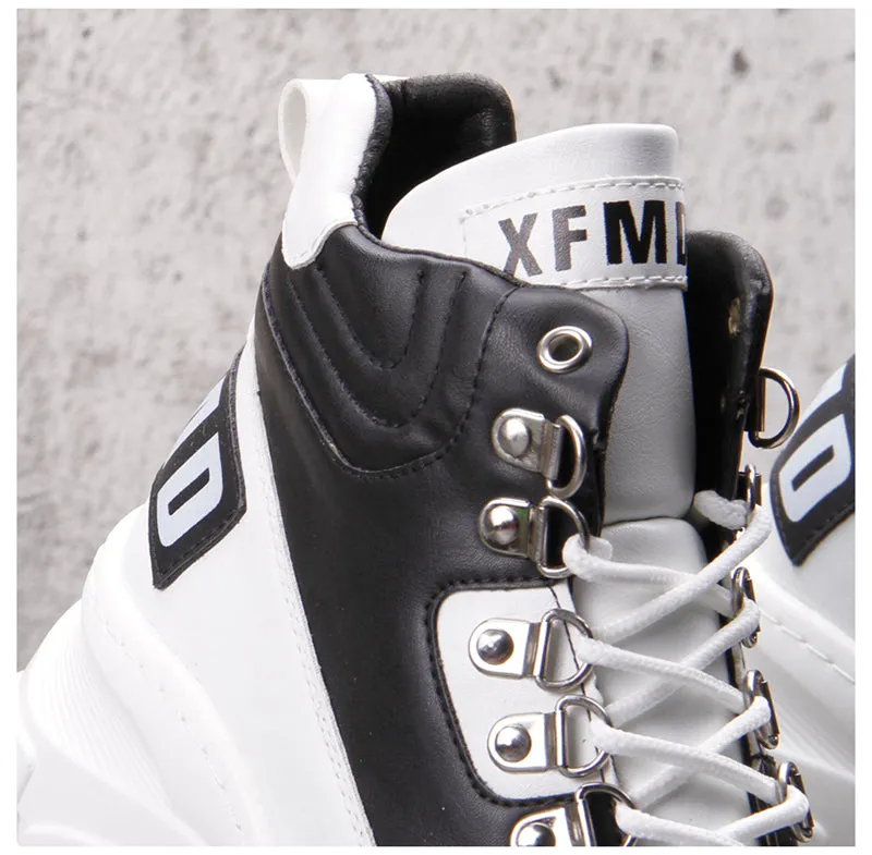 FRANTA CAMILA MARTIN CHUNKY SOLE HIGH TOP SNEAKER BOOTS