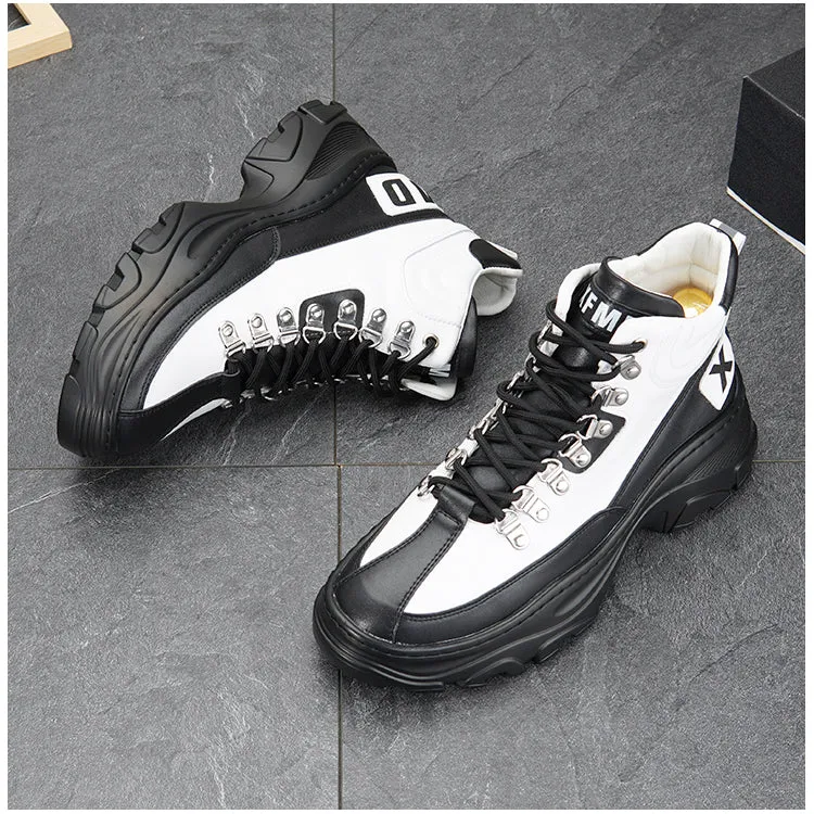 FRANTA CAMILA MARTIN CHUNKY SOLE HIGH TOP SNEAKER BOOTS