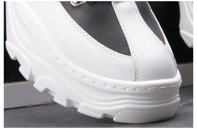FRANTA CAMILA MARTIN CHUNKY SOLE HIGH TOP SNEAKER BOOTS