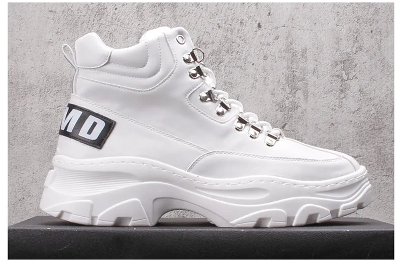 FRANTA CAMILA MARTIN CHUNKY SOLE HIGH TOP SNEAKER BOOTS