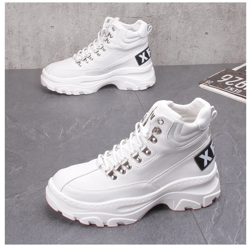 FRANTA CAMILA MARTIN CHUNKY SOLE HIGH TOP SNEAKER BOOTS