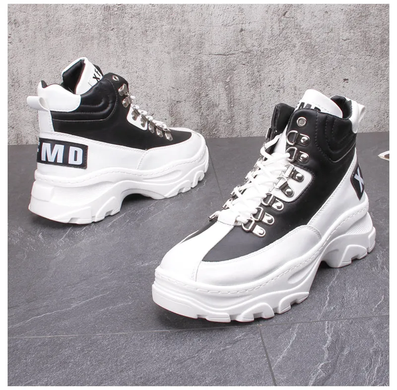 FRANTA CAMILA MARTIN CHUNKY SOLE HIGH TOP SNEAKER BOOTS