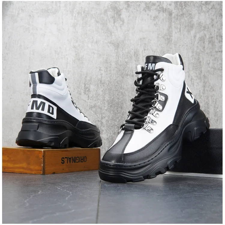 FRANTA CAMILA MARTIN CHUNKY SOLE HIGH TOP SNEAKER BOOTS