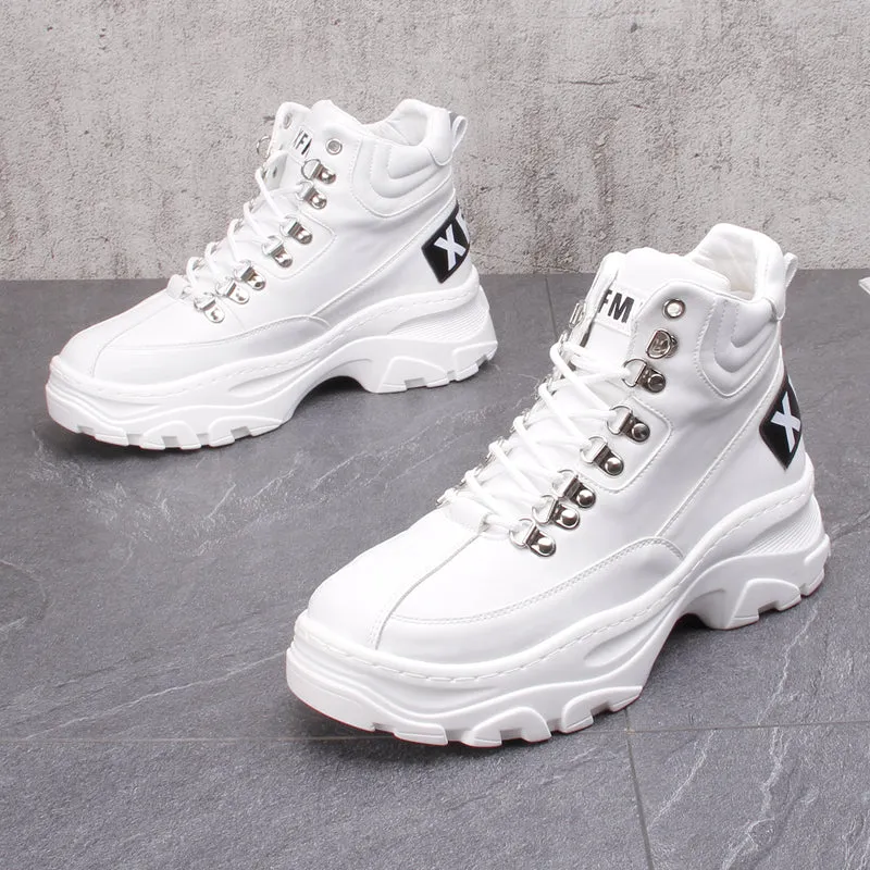 FRANTA CAMILA MARTIN CHUNKY SOLE HIGH TOP SNEAKER BOOTS