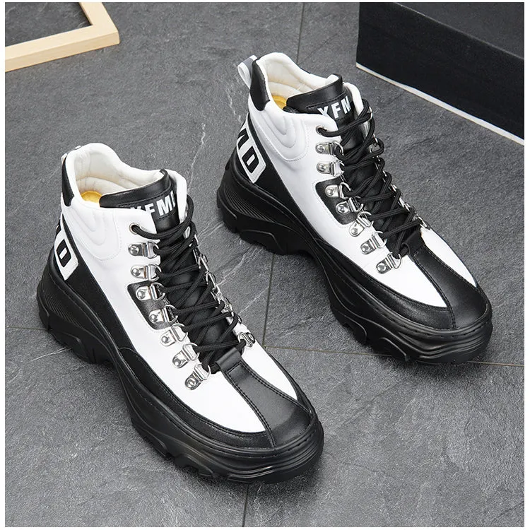 FRANTA CAMILA MARTIN CHUNKY SOLE HIGH TOP SNEAKER BOOTS