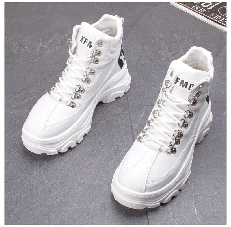 FRANTA CAMILA MARTIN CHUNKY SOLE HIGH TOP SNEAKER BOOTS